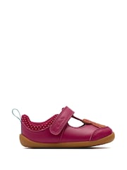 Clarks Red Pre Walker Hope Toddler Shoes - Image 1 of 6