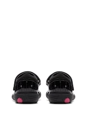 Clarks Black Relda Wish Kids Shoes - Image 4 of 6