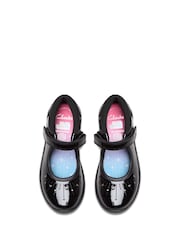 Clarks Black Relda Wish Kids Shoes - Image 5 of 6