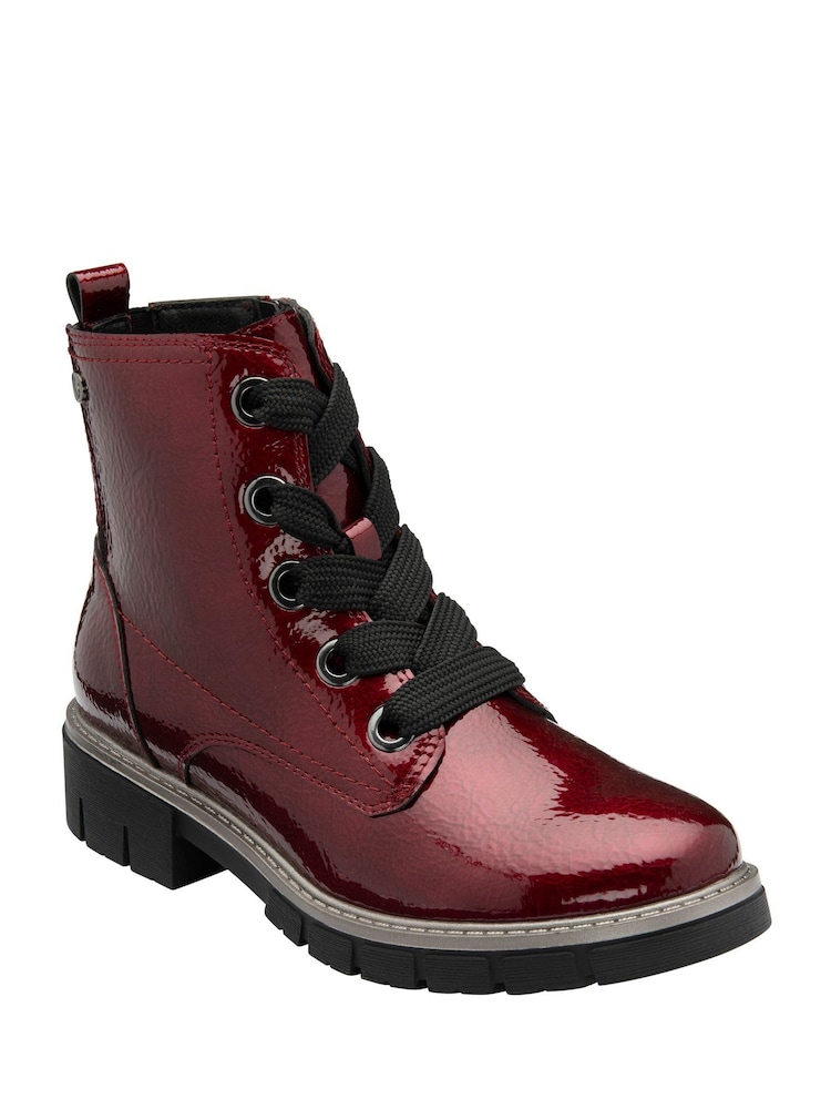 Botas de cano curto Lotus Patent - Imagem 1 de 4