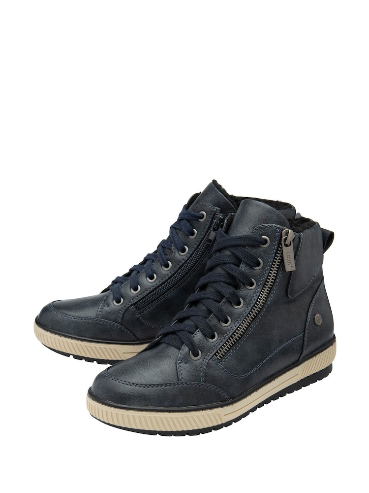 Lotus Blue Casual Ankle Boots - Image 2 of 4 Lotus Blue Casual Ankle Boots - Image 2 of 4