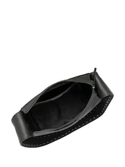 Lotus Black Leather Handbag - Image 3 of 4