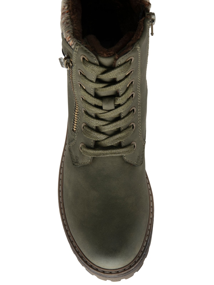Botas de cano curto impermeáveis com zíper Lotus - Imagem 4 de 4