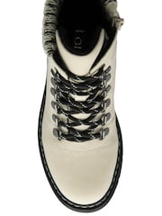 Lotus White Waterproof Patent Ankle Boots - Image 4 of 4