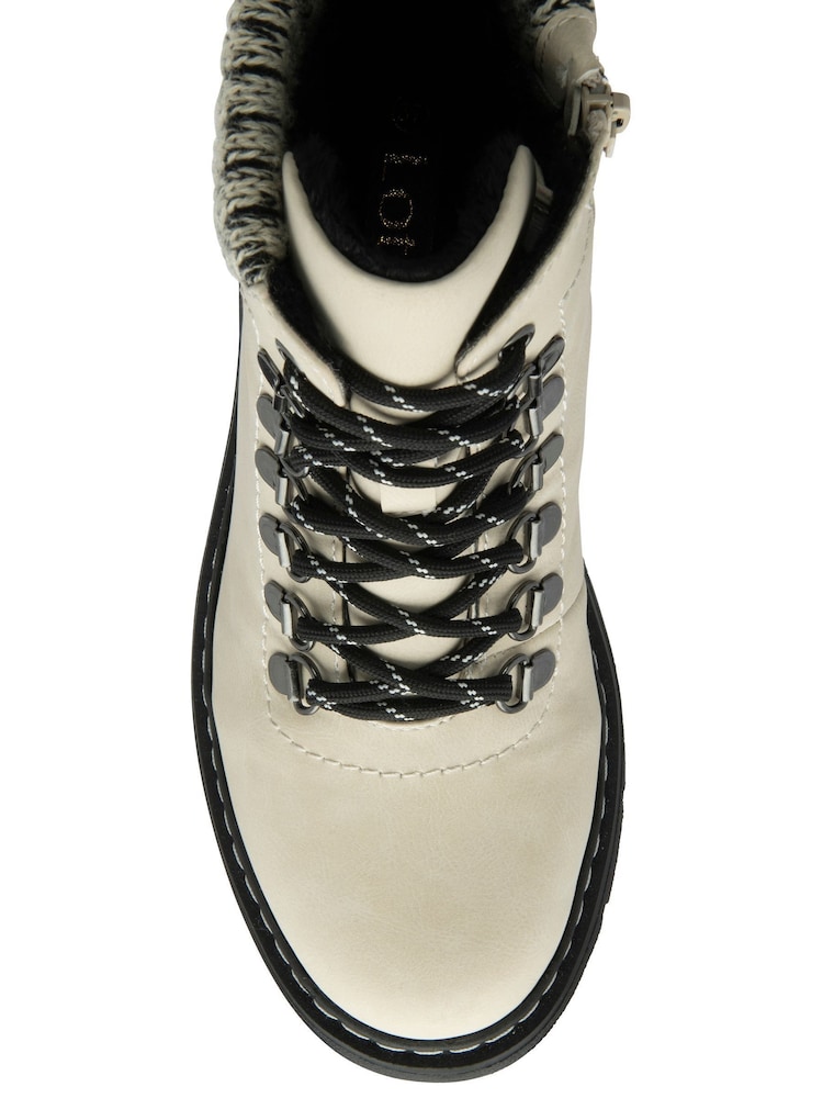 Lotus White Waterproof Patent Ankle Boots - Image 4 of 4 Lotus White Waterproof Patent Ankle Boots - Image 4 of 4