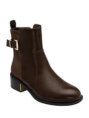 Botas de cano curto Lotus com zíper - Imagem 1 de 4