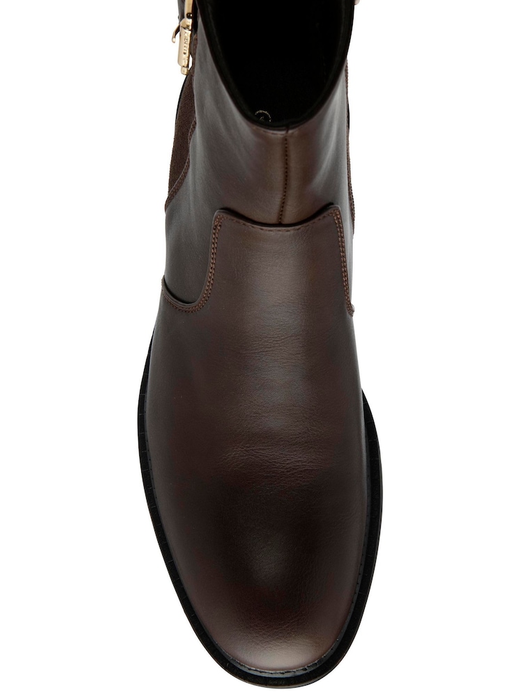 Lotus Brown Zip-Up Ankle Boots - Image 4 of 4 Lotus Brown Zip-Up Ankle Boots - Image 4 of 4
