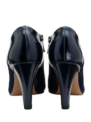 Lotus Blue Stiletto Heel Shoe Boots - Image 3 of 4