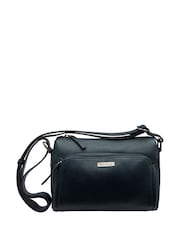 Lotus Blue Leather Handbag - Image 1 of 4