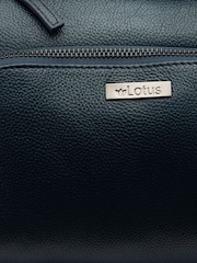 Lotus Blue Leather Handbag - Image 4 of 4