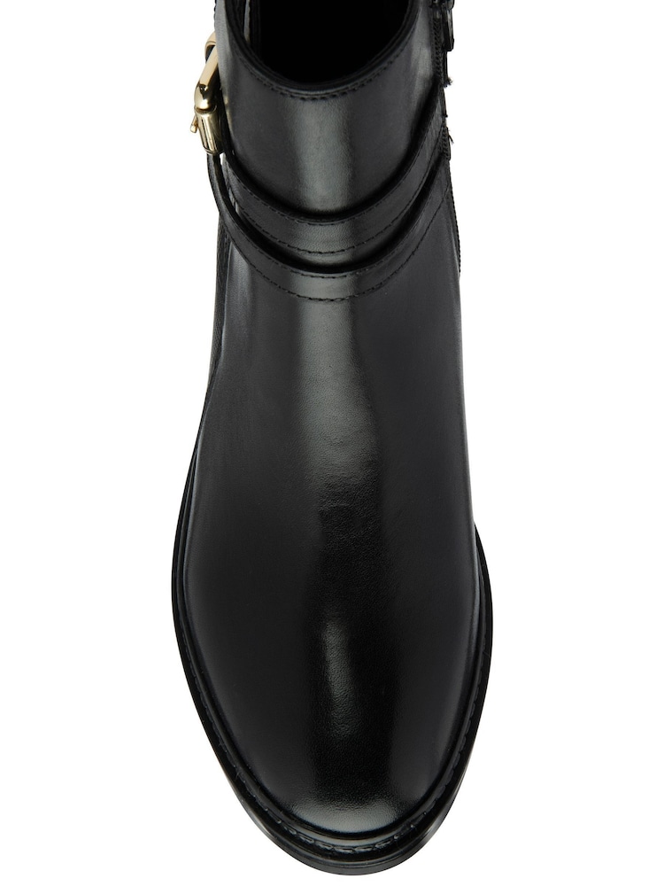 Lotus Leather Zip-Up Chelsea Boots - Imagem 4 de 4