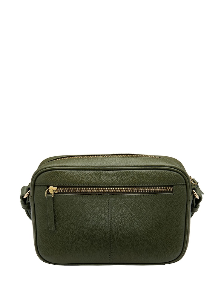 Lotus Green Leather Handbag - Image 2 of 4 Lotus Green Leather Handbag - Image 2 of 4