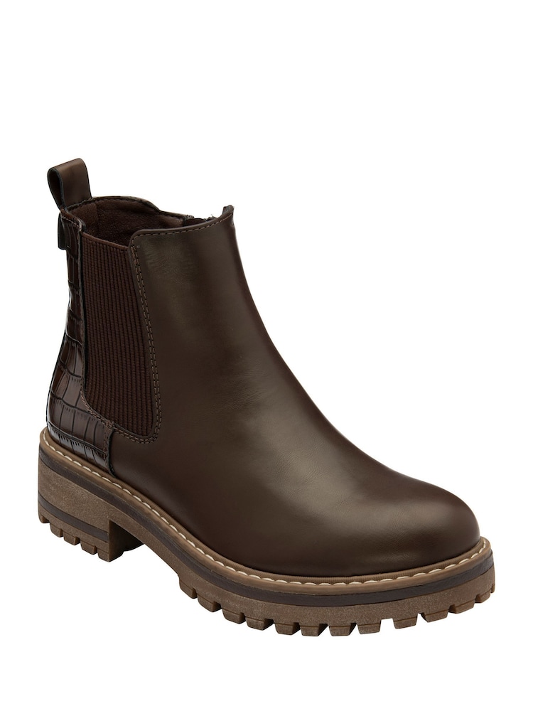 Botas de cano curto Lotus com zíper - Imagem 1 de 4