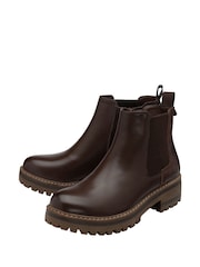 Botas de cano curto Lotus com zíper - Imagem 2 de 4