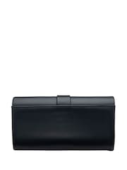 Lotus Blue Clutch Bag with Chain - Image 2 of 4