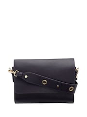 Lotus Purple Leather Handbag - Image 1 of 4