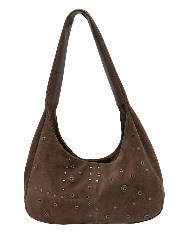 Lotus Natural Suede Handbag - Image 1 of 4