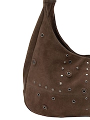 Lotus Natural Suede Handbag - Image 4 of 4