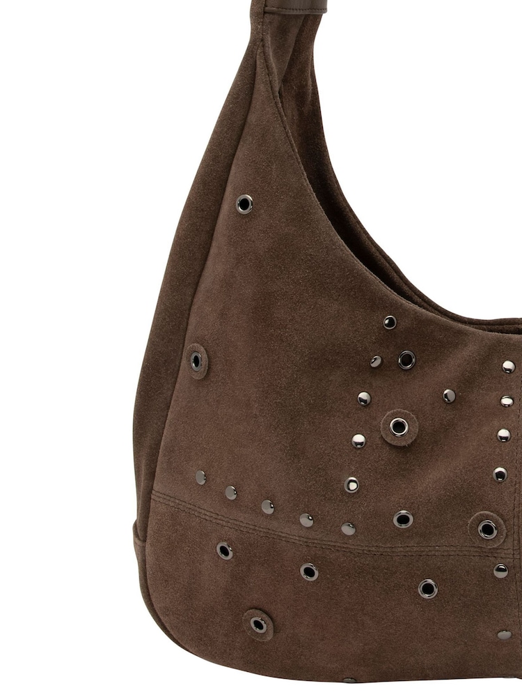 Lotus Natural Suede Handbag - Image 4 of 4