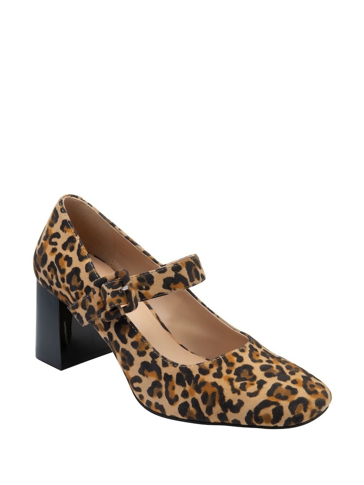 Lotus Animal Suede Court Shoes - Image 1 of 4