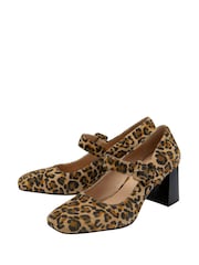 Lotus Animal Suede Court Shoes - Image 2 of 4