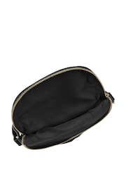 Lotus Black Suede Handbag - Image 3 of 4