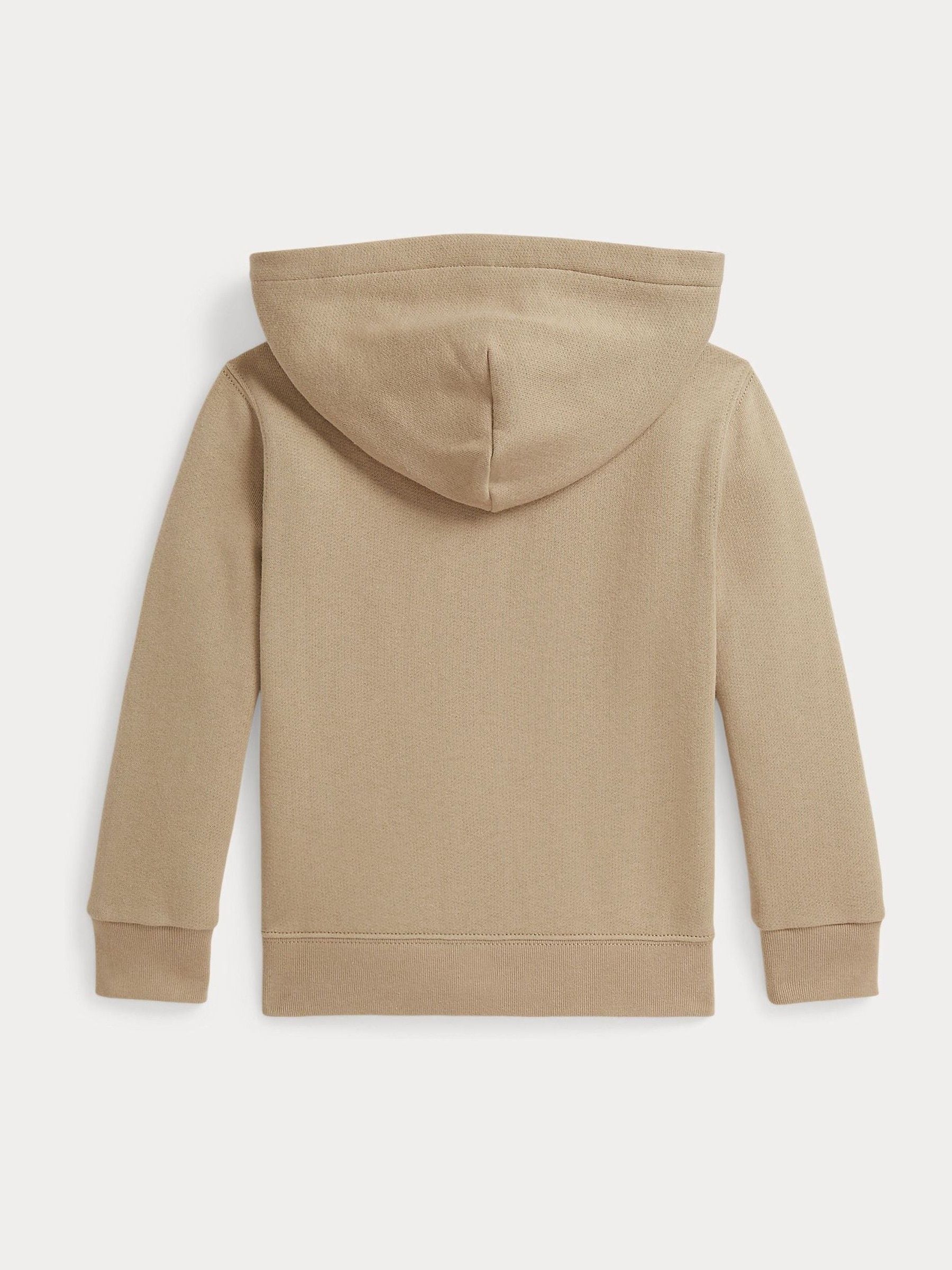 Buy Polo Ralph Lauren Beige Zip Through Logo Hoodie from Next Canada