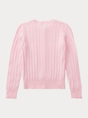 Polo Ralph Lauren Girls Cable Knit Cardigan - Imagen 5 de 6