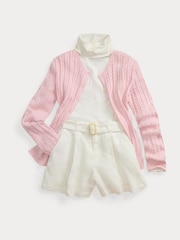 Polo Ralph Lauren Girls Cable Knit Cardigan - Imagen 6 de 6
