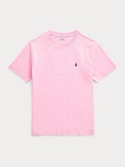 Camiseta Polo Ralph Lauren de algodão para meninos - Imagem 1 de 2