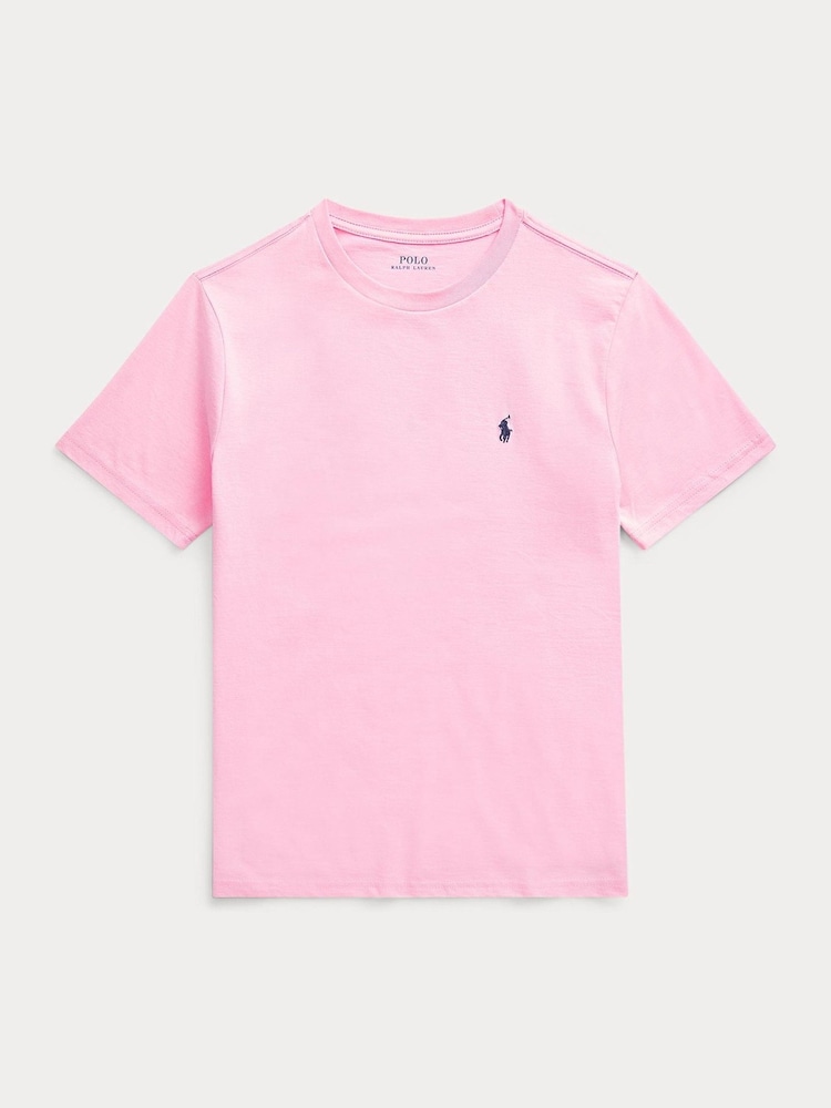 Camiseta Polo Ralph Lauren de algodão para meninos - Imagem 1 de 2