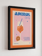 We Are Proper Good Orange Aperol Spritz Art Print - Image 3 of 4