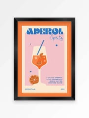 We Are Proper Good Orange Aperol Spritz Art Print - Image 4 of 4