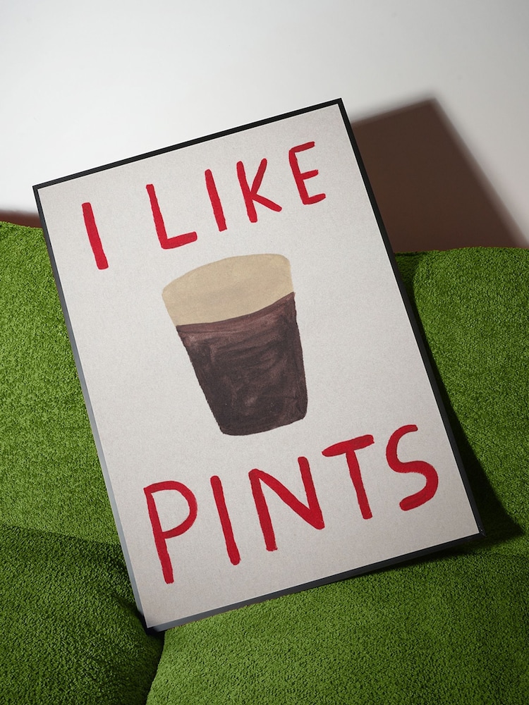 We Are Proper Good I Like Pints Art Print - Image 1 of 4