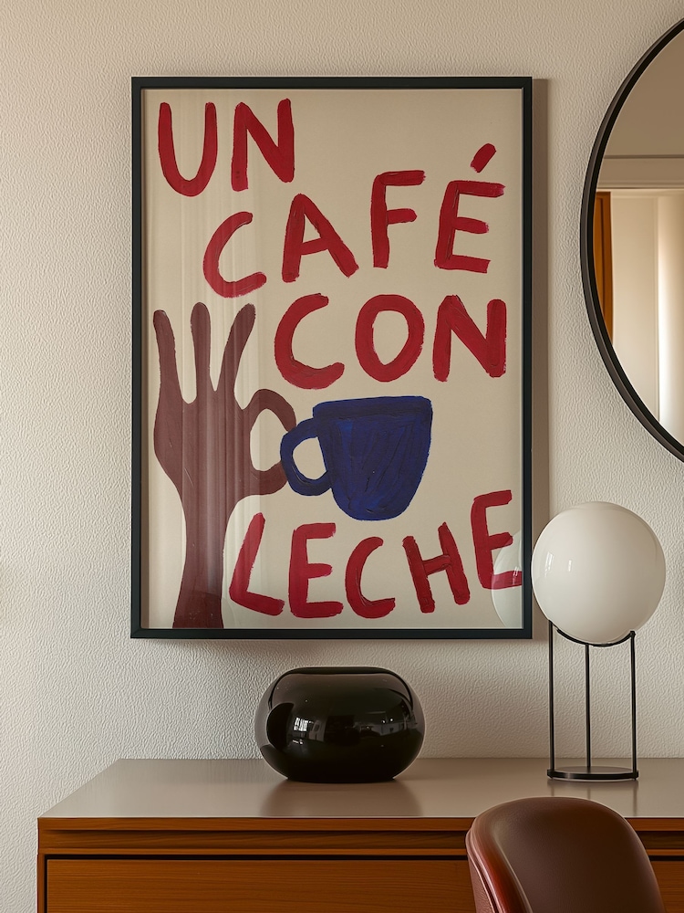 We Are Proper Good Red Un Café Con Leche Art Print - Image 2 of 4