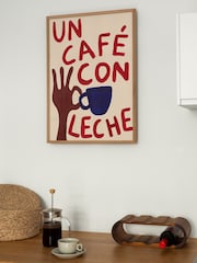 We Are Proper Good Red Un Café Con Leche Art Print - Image 4 of 4