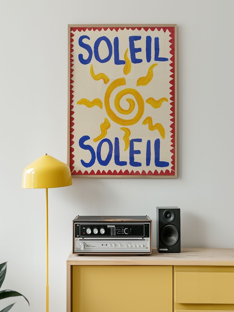 We Are Proper Good Blue Soleil Art Print - Image 2 of 3 We Are Proper Good Blue Soleil Art Print - Image 2 of 3
