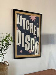 We Are Proper Good Kitchen Disco Art Print - Image 1 of 3