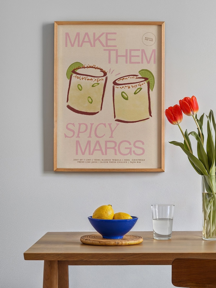 We Are Proper Good Make Them Spicy Margs Art Print - Image 2 of 3