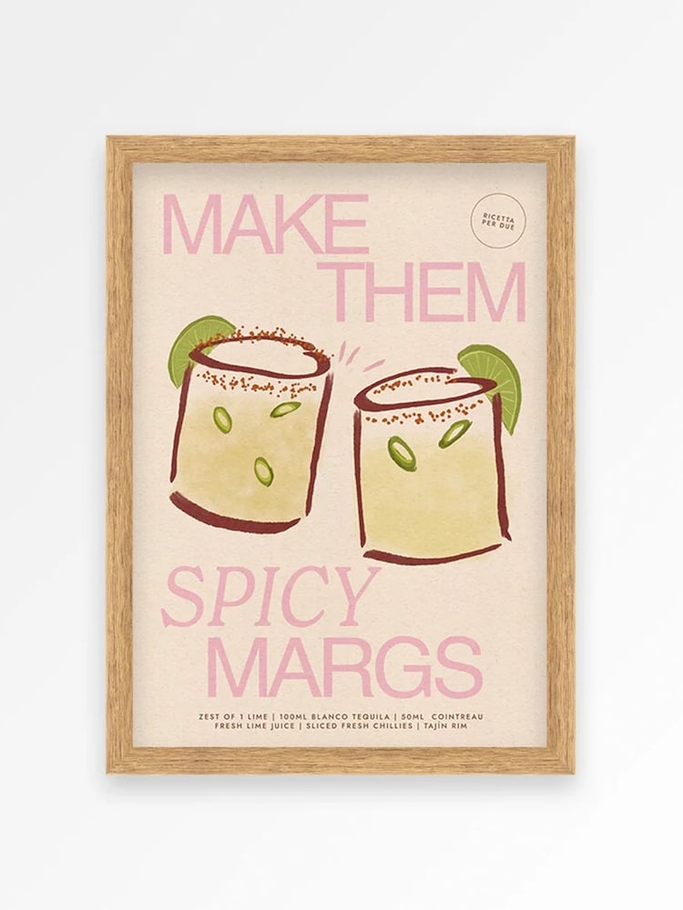We Are Proper Good Make Them Spicy Margs Art Print - Image 3 of 3 We Are Proper Good Make Them Spicy Margs Art Print - Image 3 of 3