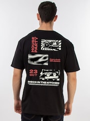 Brands In Black House Party Kitchen Graphic T-Shirt - Image 4 of 5