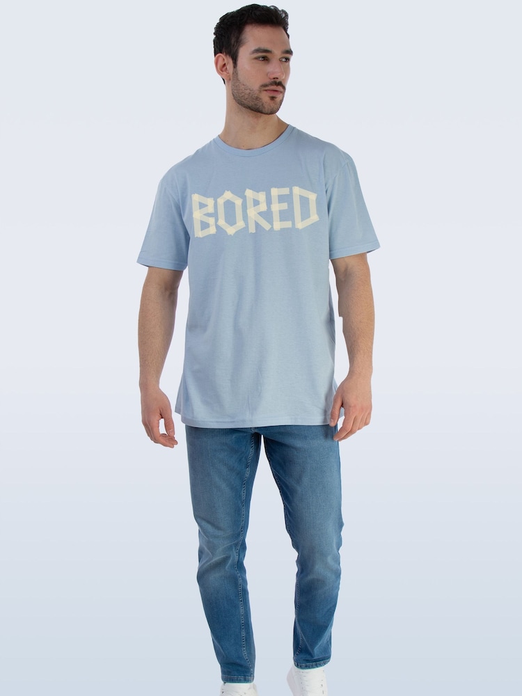 Brands In Blue Bored Tape Graphic T-Shirt - Image 2 of 5