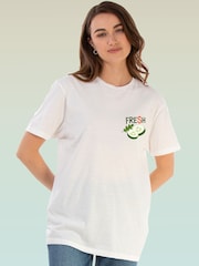 Brands In White Fresh Salad Graphic T-Shirt - Image 1 of 5