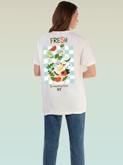 Brands In White Fresh Salad Graphic T-Shirt - Image 2 of 5