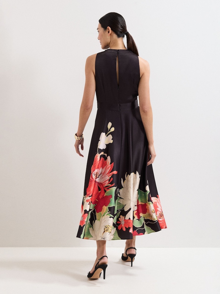 Phase Eight Black Petite Cheryl Dress - Image 2 of 6 Phase Eight Black Petite Cheryl Dress - Image 2 of 6