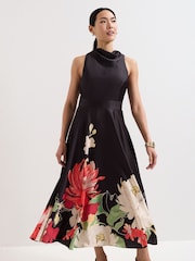 Phase Eight Black Petite Cheryl Dress - Image 4 of 6