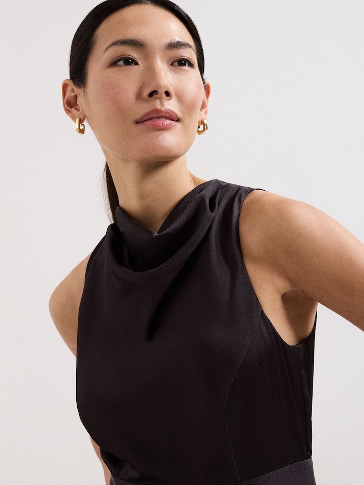 Phase Eight Black Petite Cheryl Dress - Image 6 of 6 Phase Eight Black Petite Cheryl Dress - Image 6 of 6