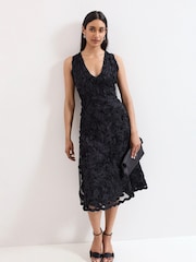 Phase Eight Black Paloma Dress - Image 3 of 9