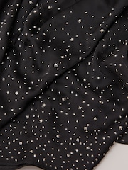 Phase Eight Black Sparkle Scarf - Image 3 of 6