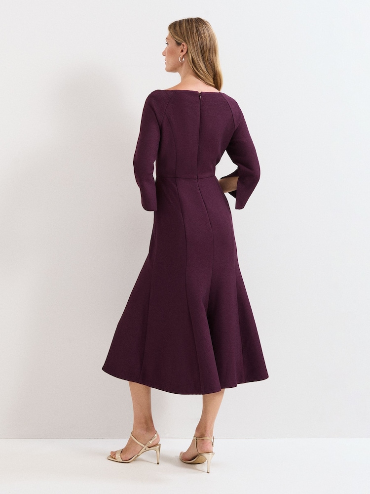Phase Eight Red Petite Sienna Dress - Image 2 of 7 Phase Eight Red Petite Sienna Dress - Image 2 of 7